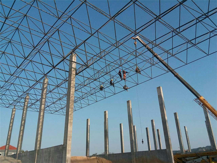 克孜勒苏柯尔克孜加气站钢结构网架案例10